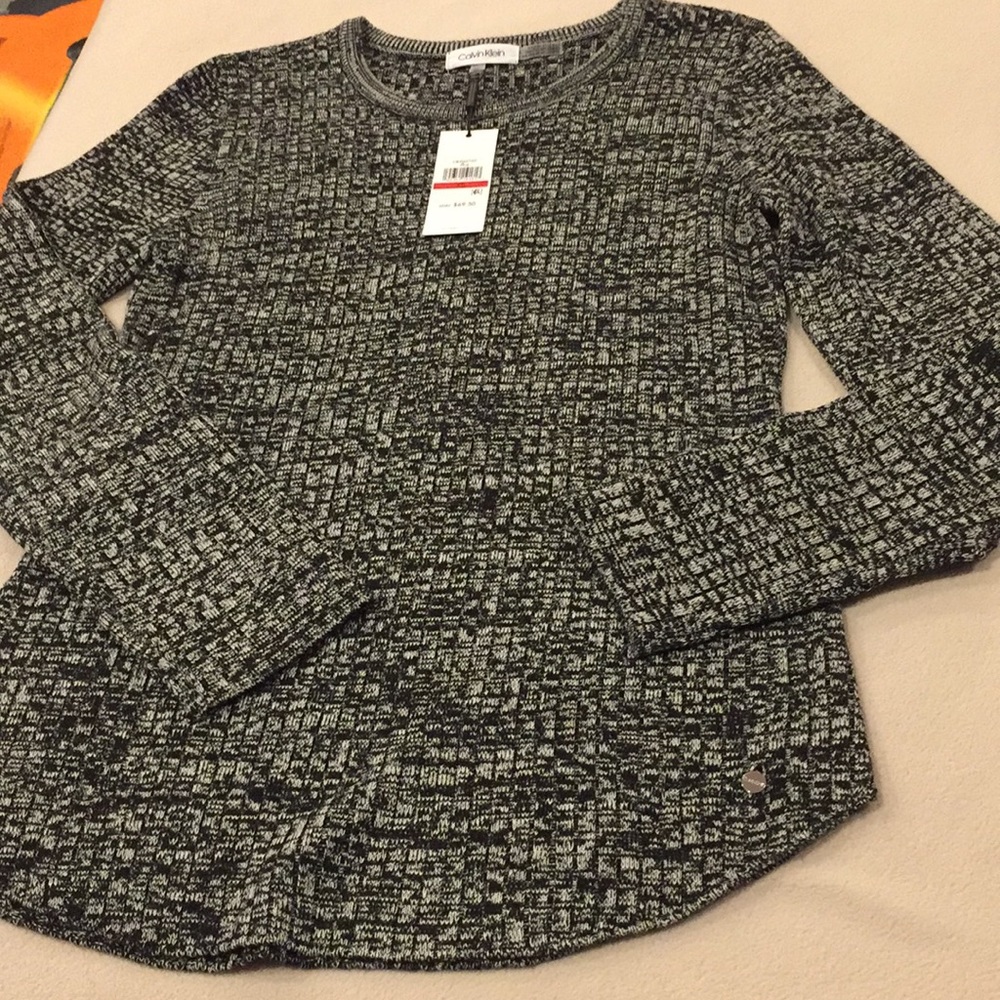 NWT Calvin Klein ribbed sweater, size xs